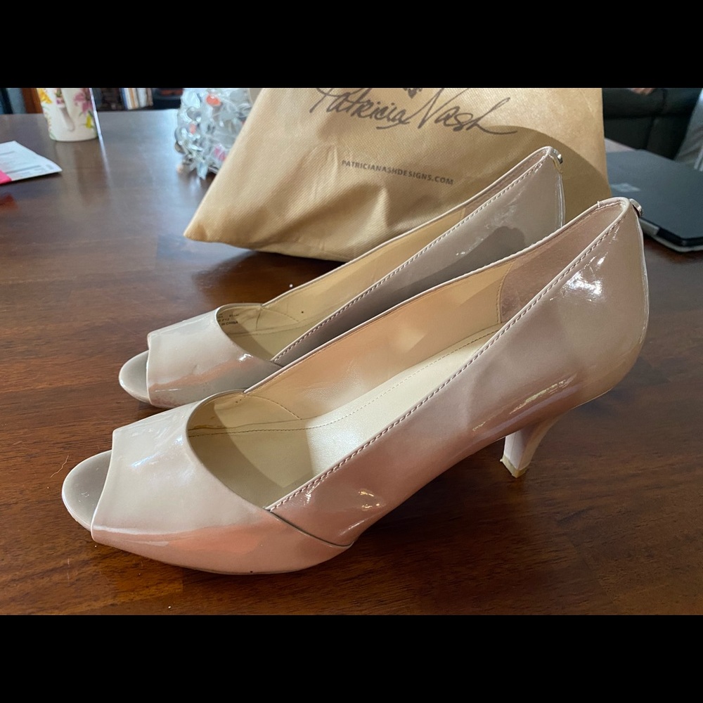 Calvin Klein Nude Peep-toe Size 9
